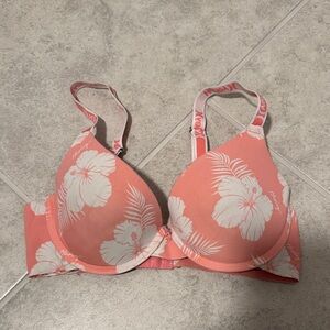 Hurley Coral Floral Bra